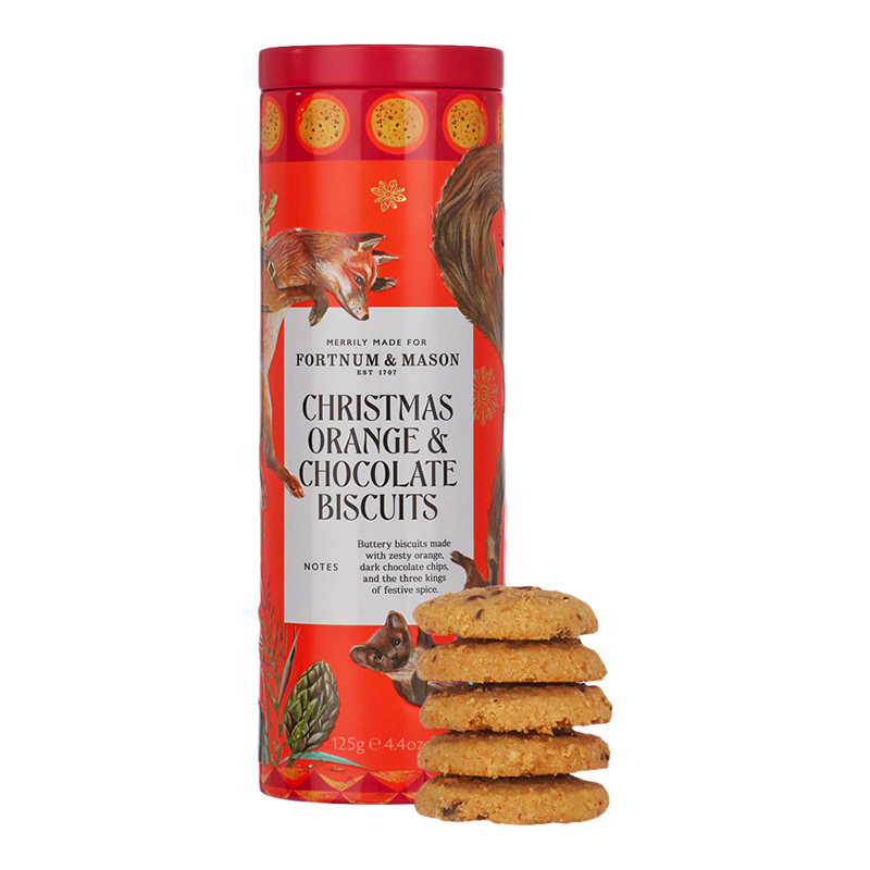 Fortnum & mason biscuits (christmas orange & chocolate) 125g