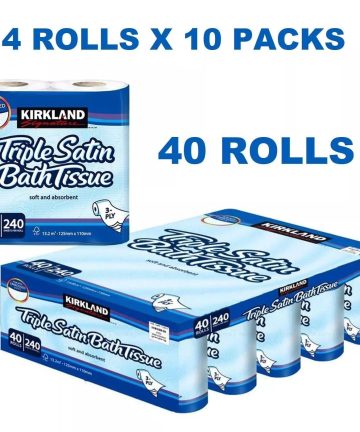Kirkland Triple Satin Toilet Roll-40 rolls