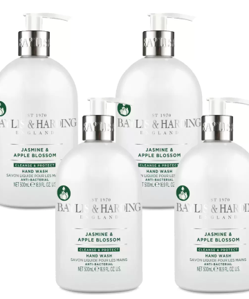 Baylis & Harding Handwash-Jasmine & Apple Blossom 500ml by 4