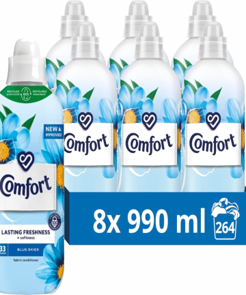 Comfort Blue skies fabric conditioner 8 by 990ml