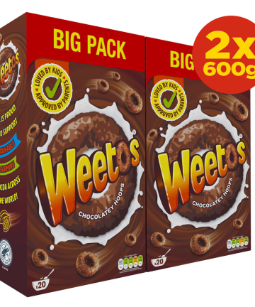 Weetos chocolatey hoops-600g by 2