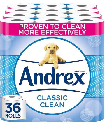 Andrex Classic Clean Tissue-9 rolls by 4