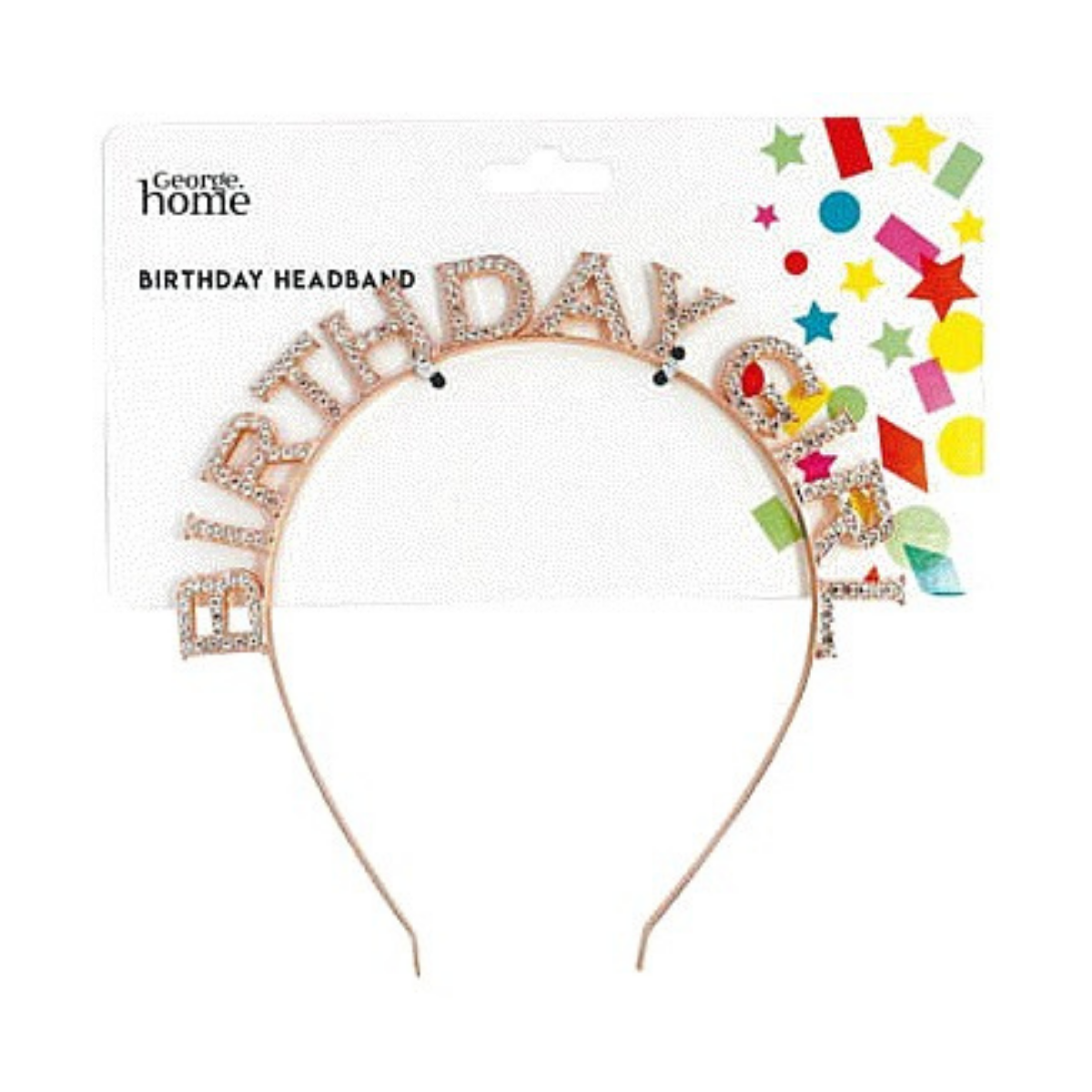George Home Birthday Girl Headband