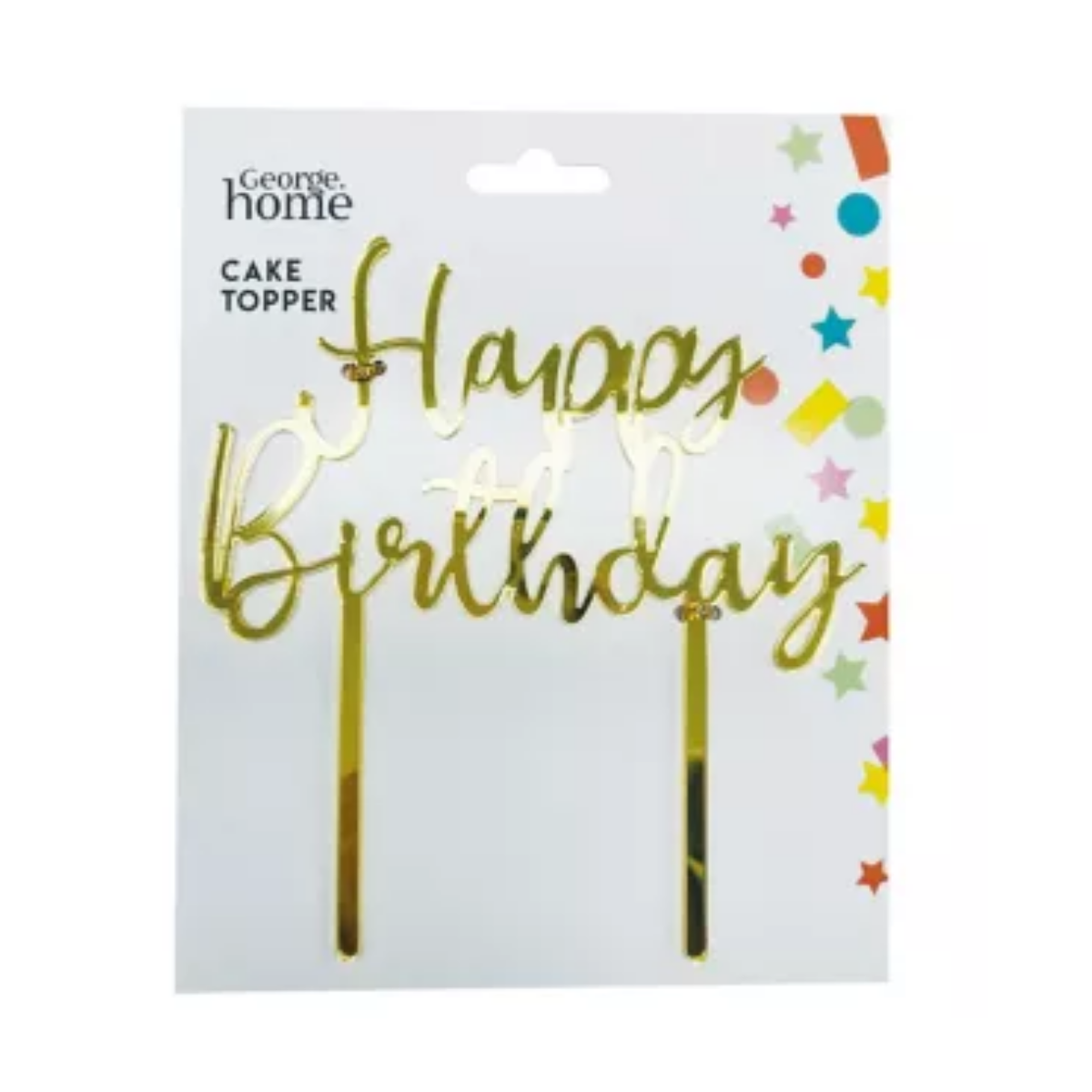 George Home Cake Topper (Happy Birthday)