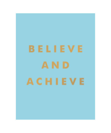 Inspirational Books- Believe and Achieve