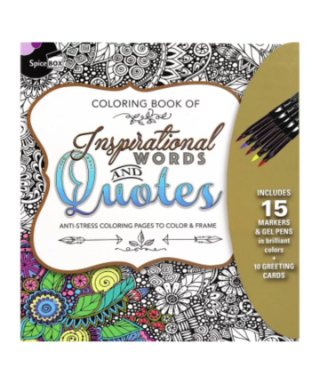 Inspirational Books- Coloring Book of Inspirational Words & Quotes