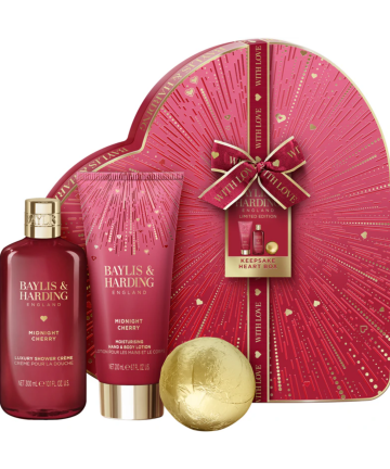 Baylis & Harding Midnight Cherry Collection Limited Edition- Keepsake Heart Box