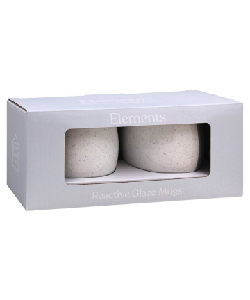 Elements Reactive Glaze 2 pcs Mugs