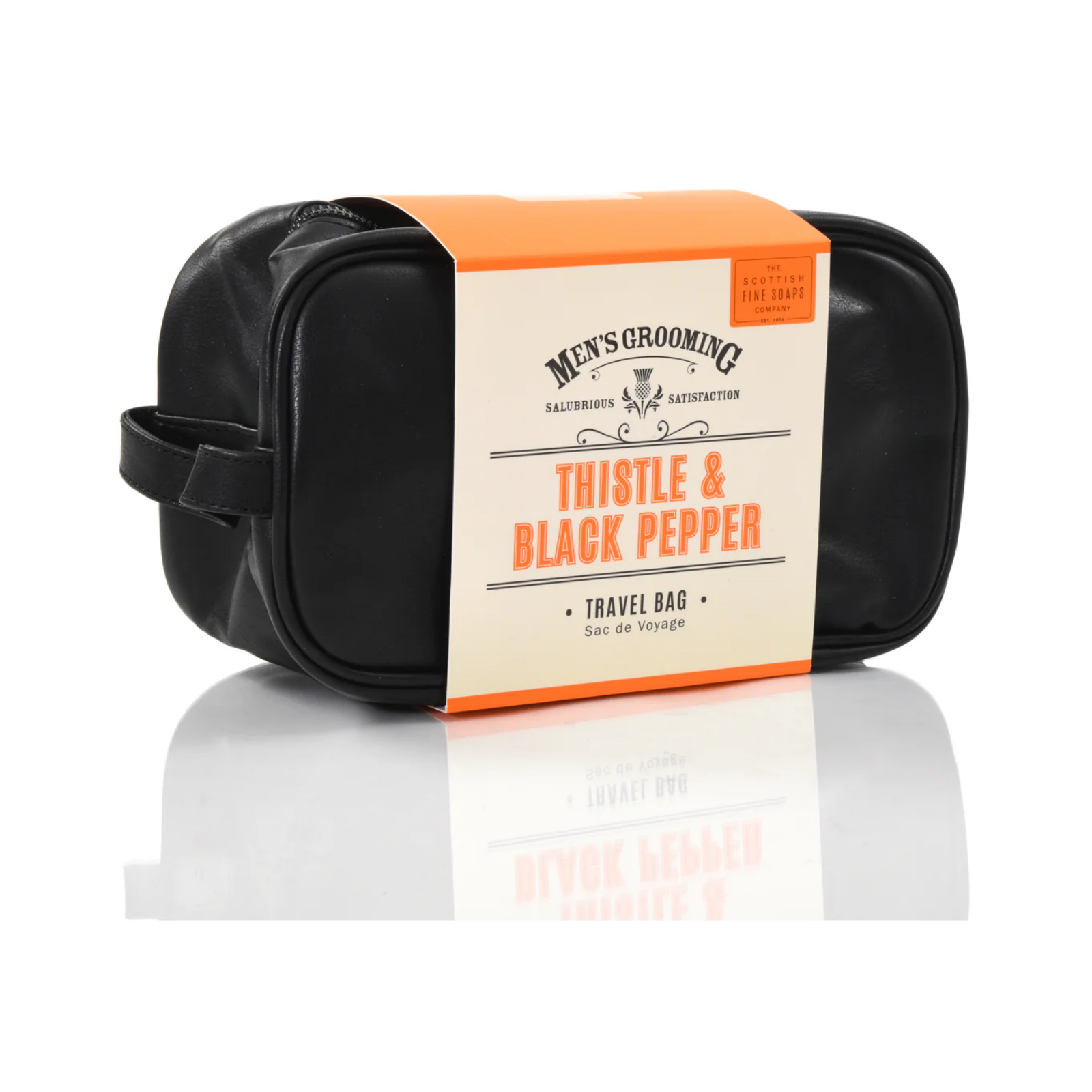 Men's Grooming Thistle & Black Pepper Travel Bag