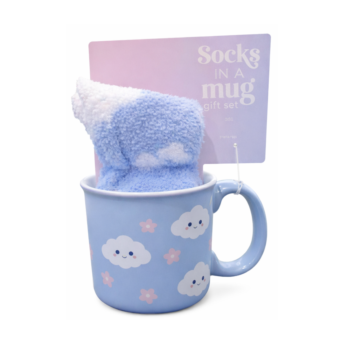 Sunday Morning Ceramics Mug +Socks Gift Set