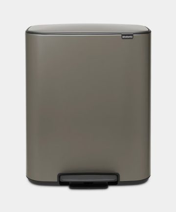 Brabantia Matt Black Touch Bin-60L