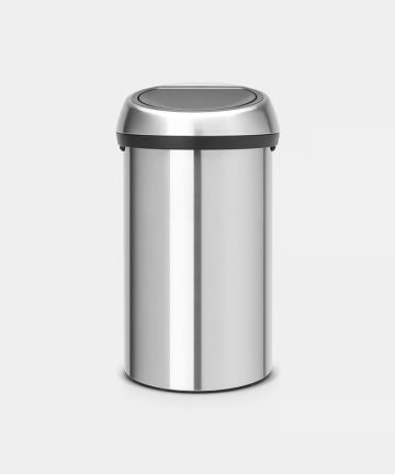 Brabantia Matt Black Pedal Bin-60L